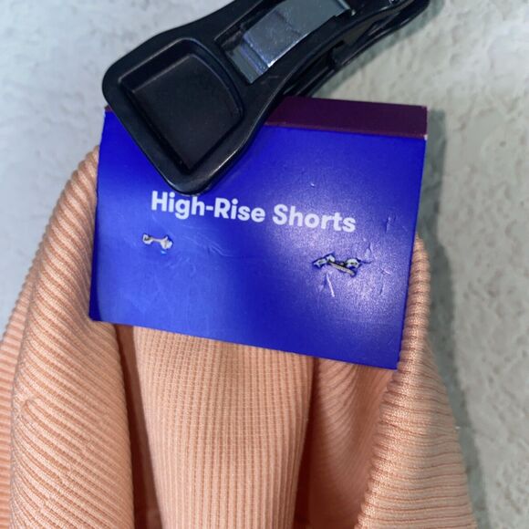 Joy Lab High Rise Pleated Smocked Athletic Coral Shorts XL pickleball tennis - Picture 8 of 8